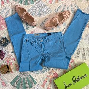 Ag Adriano Goldschmied Robin Blue The Stilt  Cigarette Jeans 26 R